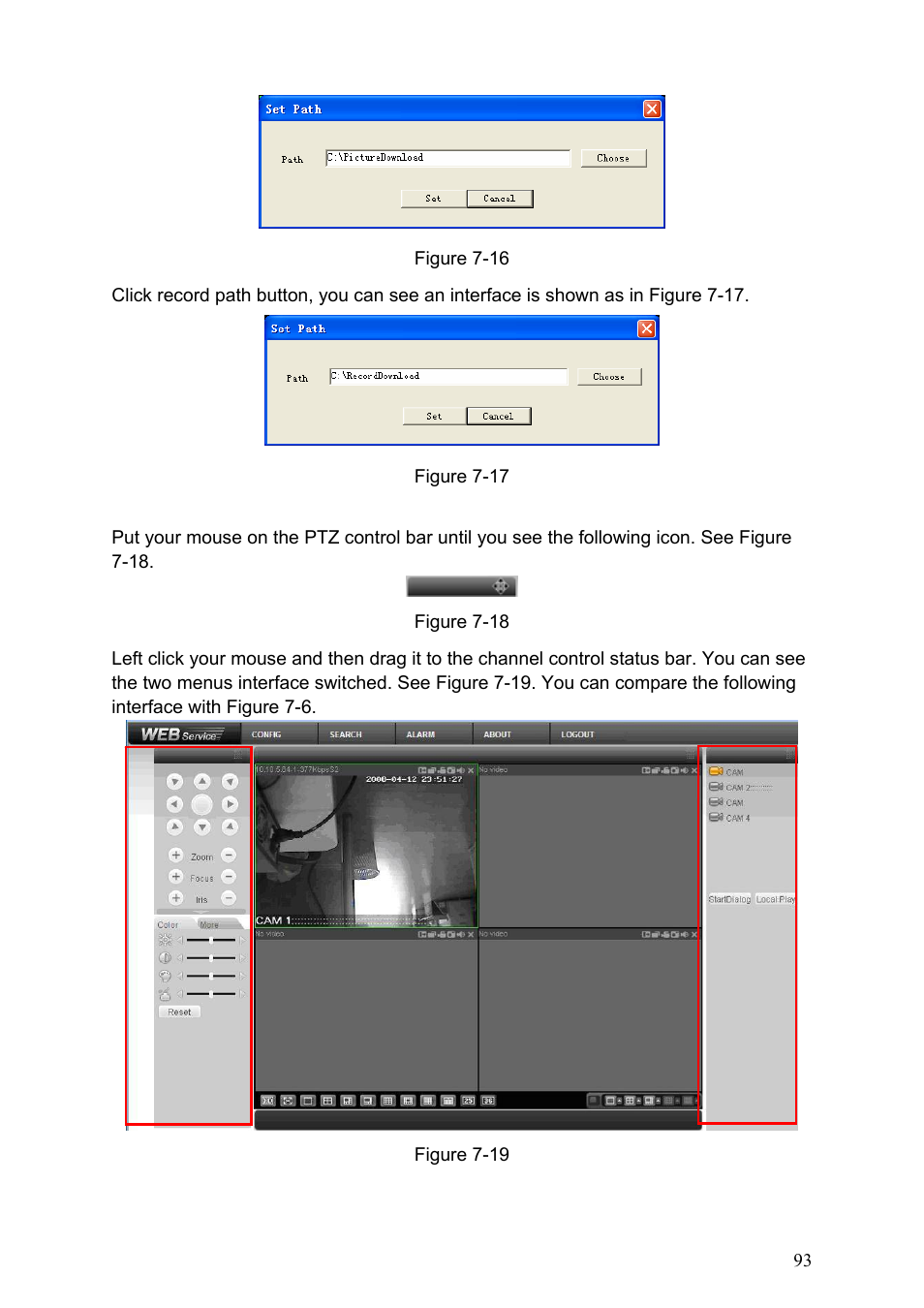 5 menu interface switch, Menu interface switch | IC Realtime Specialty: 4-CH H.264E CUBE REAL-TIME DVR with BUILT-IN 5.6 LCD User Manual | Page 93 / 134