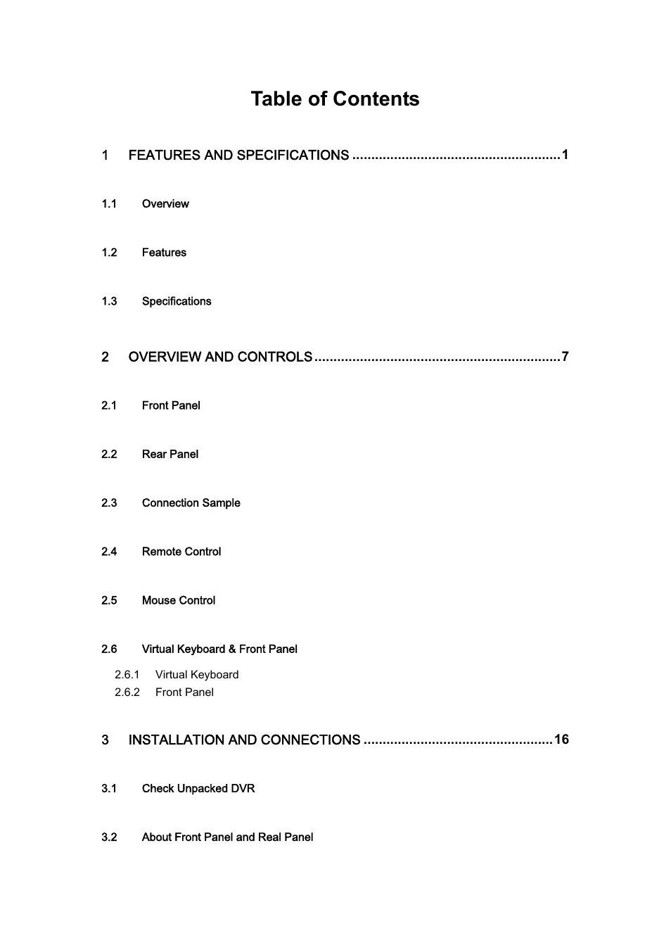 IC Realtime H.264E Hybrid DVRs 4/8/16-CH Analog + 4/8/16-CH IP User Manual | Page 2 / 174