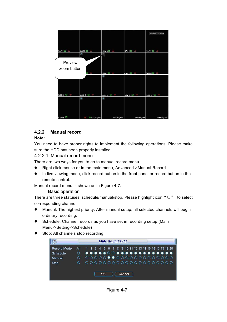 IC Realtime H.264E Hybrid DVRs 4/8/16-CH Analog + 4/8/16-CH IP User Manual | Page 38 / 174