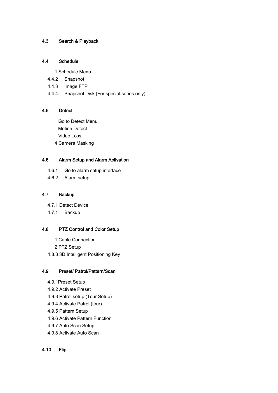 IC Realtime H.264E Hybrid DVRs 4/8/16-CH Analog + 4/8/16-CH IP User Manual | Page 4 / 174