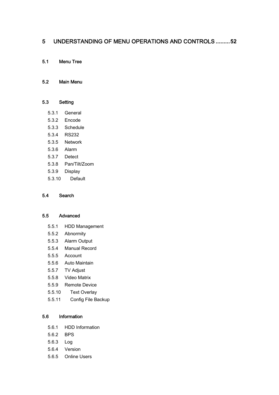 IC Realtime H.264E Hybrid DVRs 4/8/16-CH Analog + 4/8/16-CH IP User Manual | Page 5 / 174