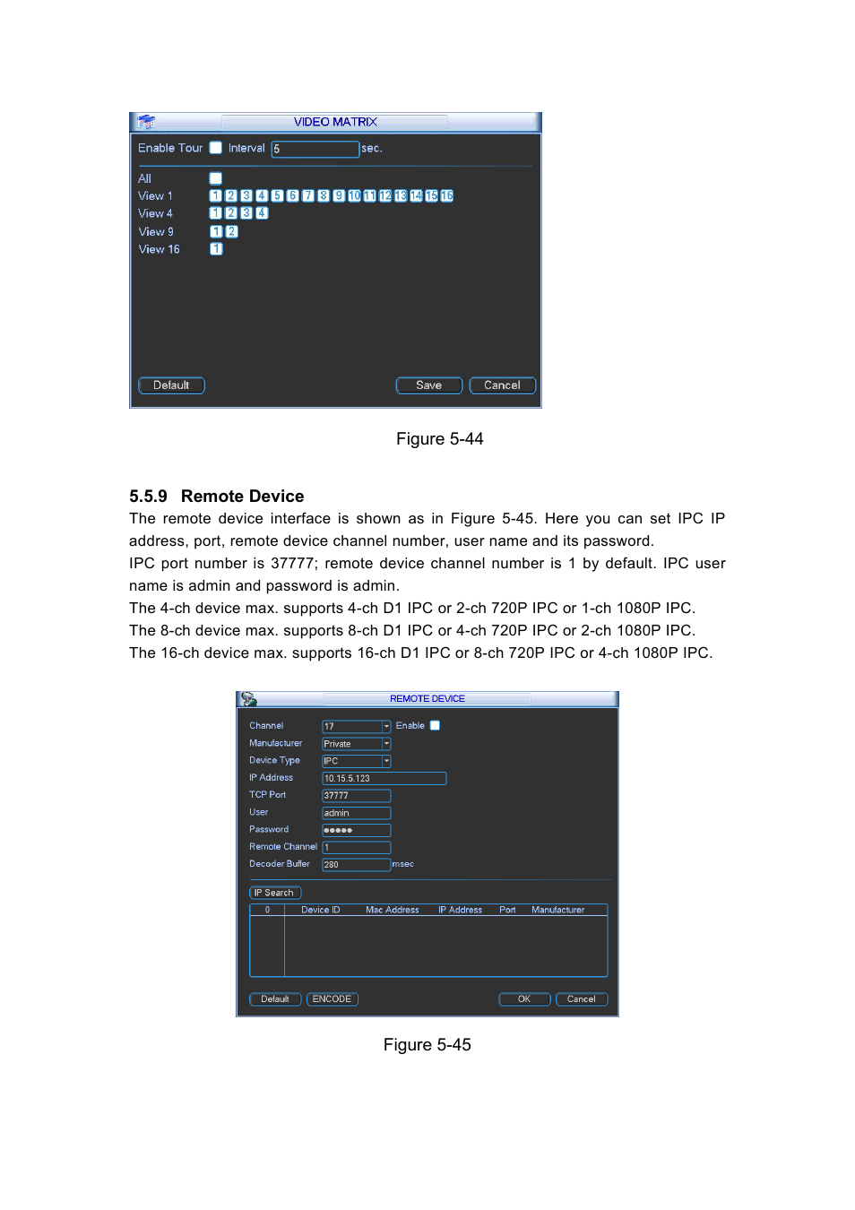 IC Realtime H.264E Hybrid DVRs 4/8/16-CH Analog + 4/8/16-CH IP User Manual | Page 89 / 174