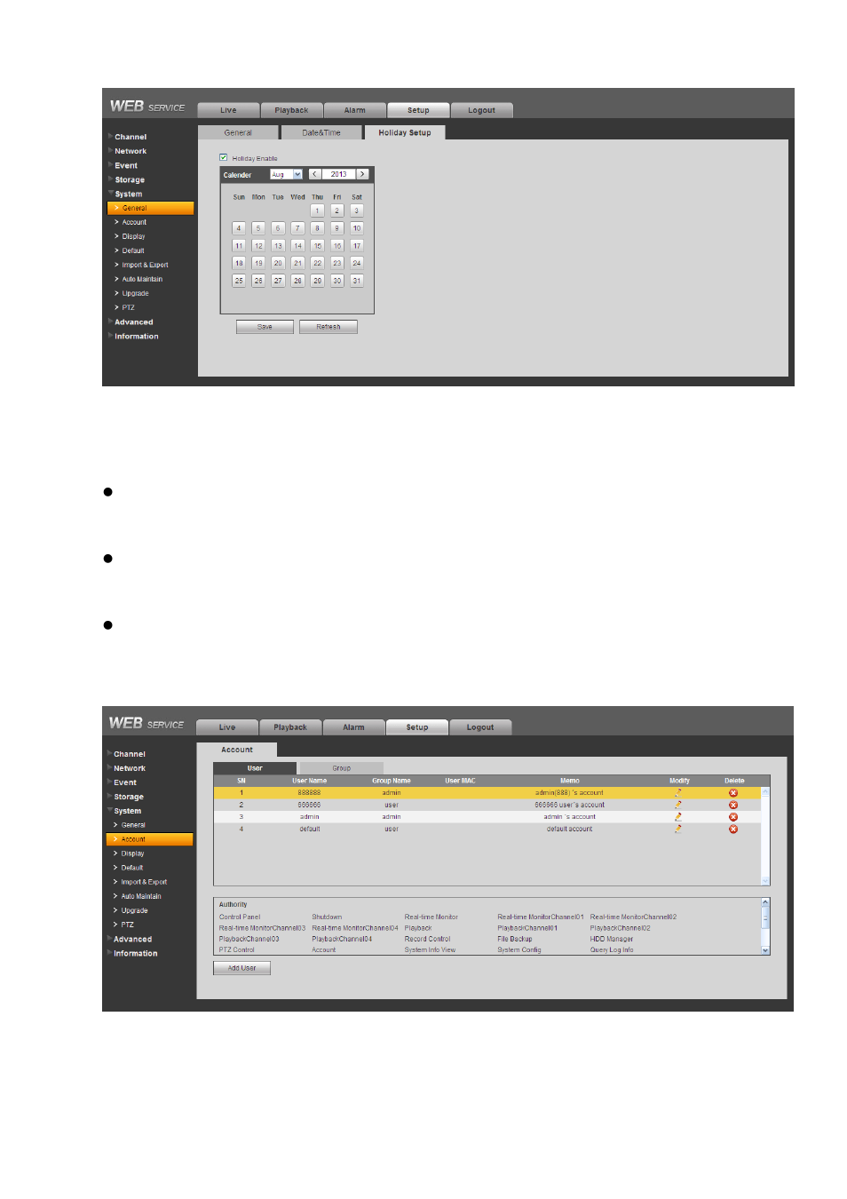 IC Realtime 4/8 All Channel 720P Mini 1U HD-AVS DVR User Manual | Page 142 / 173