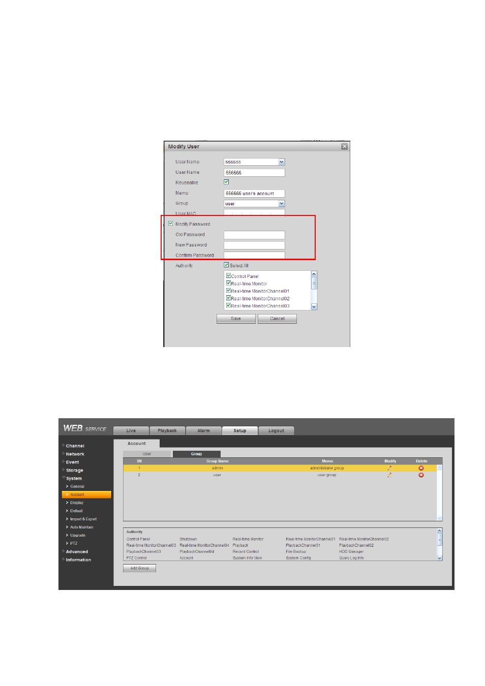 IC Realtime 4/8 All Channel 720P Mini 1U HD-AVS DVR User Manual | Page 144 / 173
