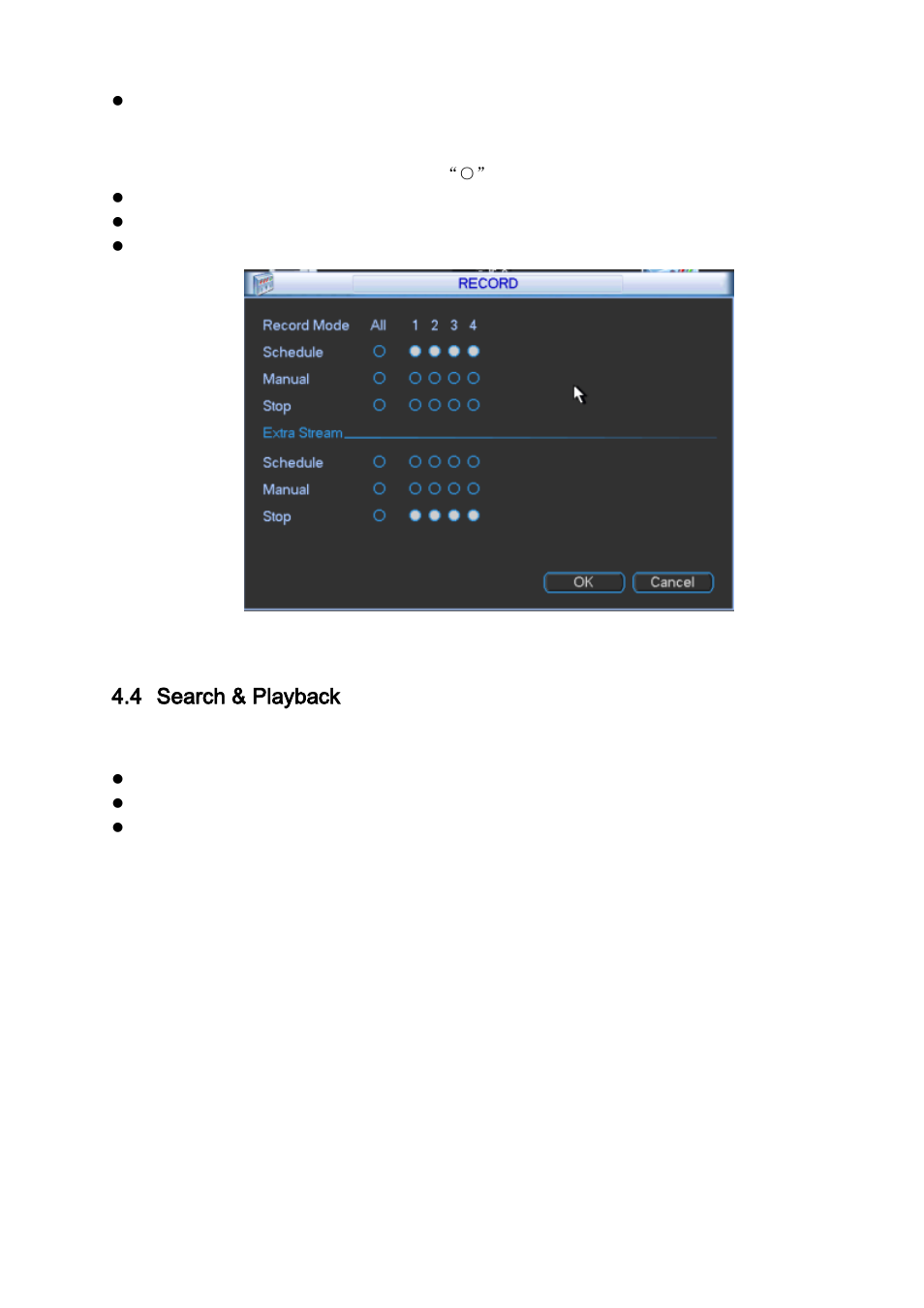 Search & playback, 4 search & playback | IC Realtime 4/8 All Channel 720P Mini 1U HD-AVS DVR User Manual | Page 28 / 173