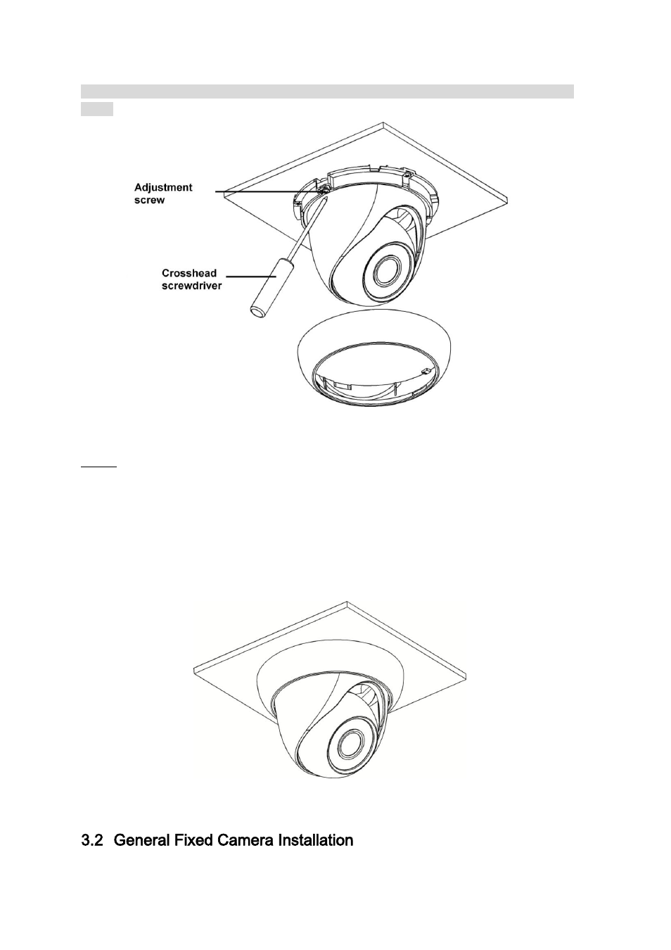 General fixed camera installation, 2 general fixed camera installation | IC Realtime 1.3 Megapixel 720P Weather-proof IR HD-AVS Camera User Manual | Page 12 / 18