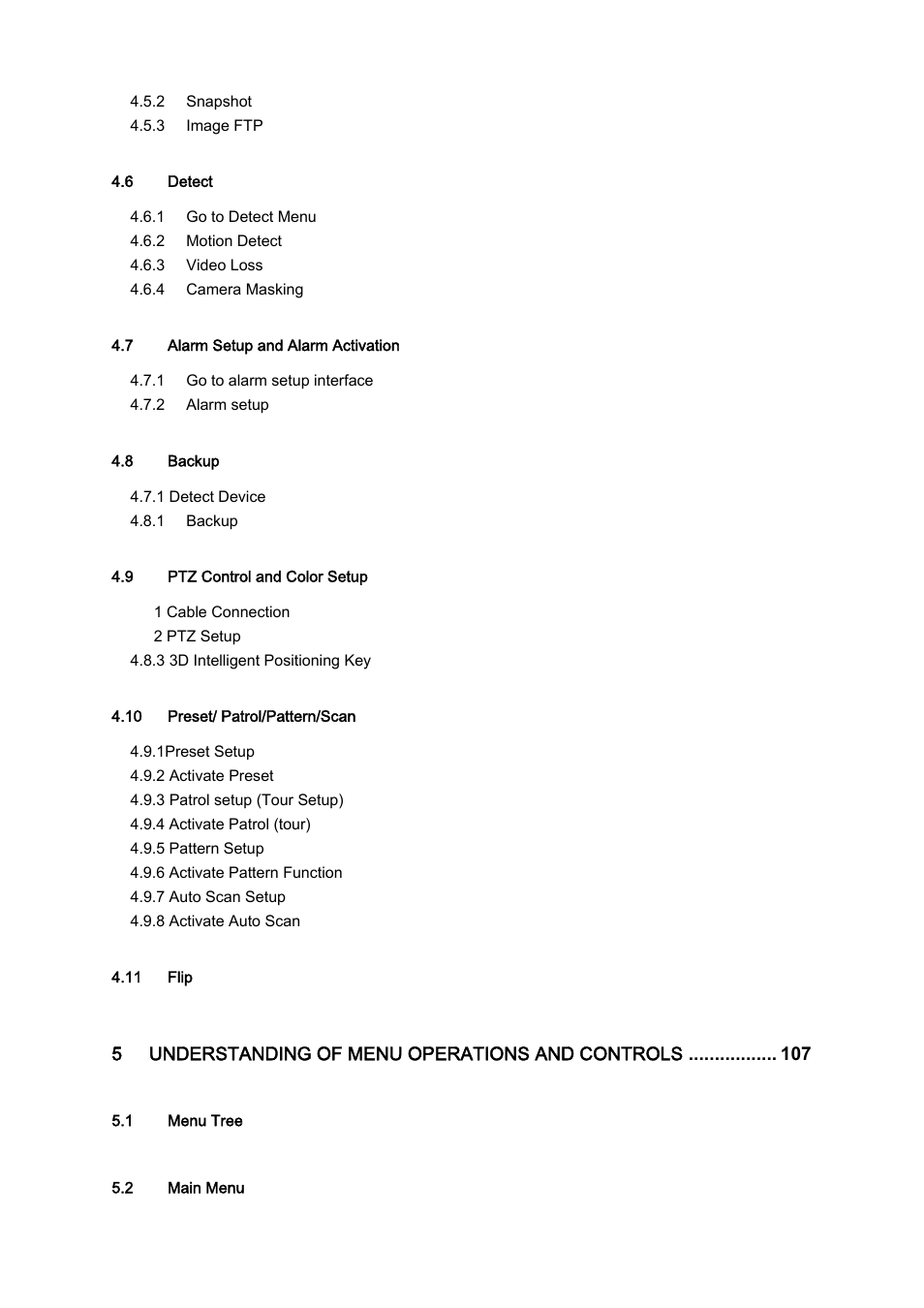 IC Realtime 4/8 H.264E HD SDI High Definition DVR User Manual | Page 5 / 234