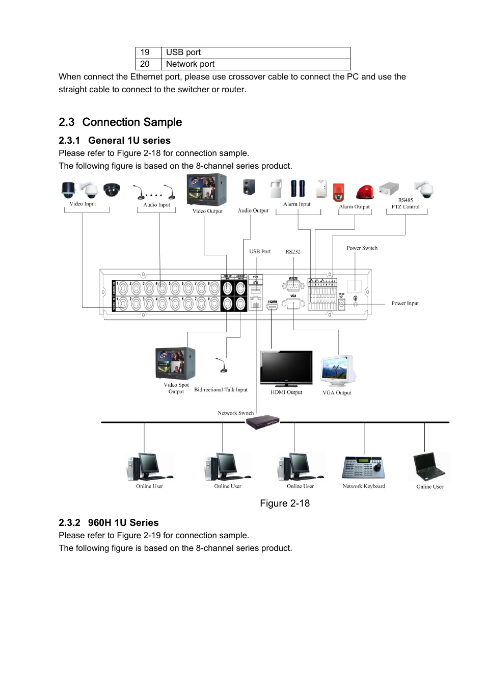 3 connection sample | IC Realtime 4/8 H.264E HD SDI High Definition DVR User Manual | Page 61 / 234