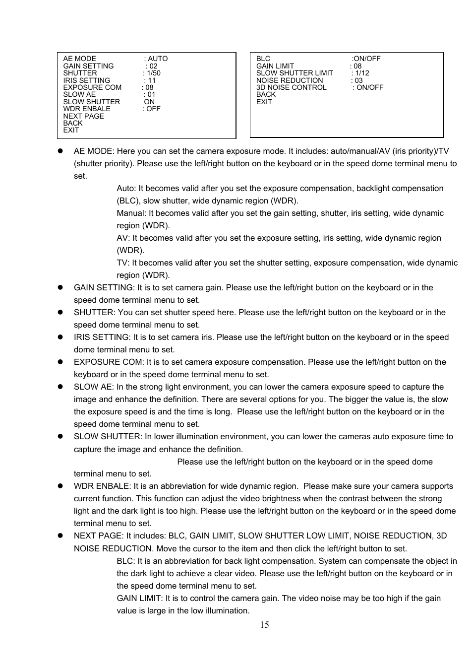 IC Realtime 1080P (Full HD over coax) HD-SDI / HDcctv 20x Optical PTZ / IR User Manual | Page 22 / 37