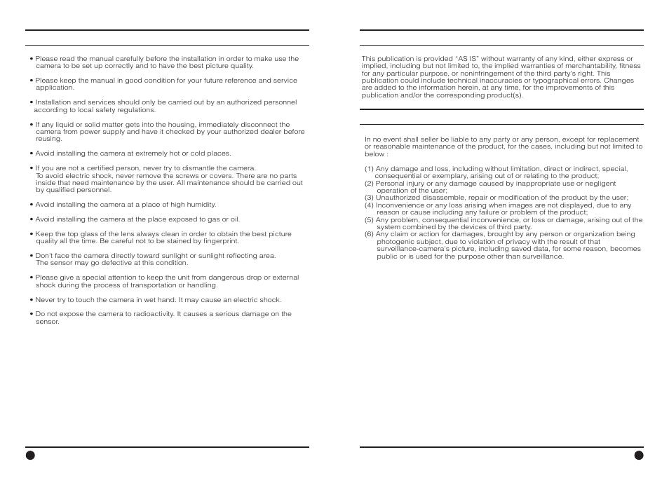 IC Realtime 1080P Full HD HDcctv/HD-SDI Box CCD Camera User Manual | Page 3 / 15