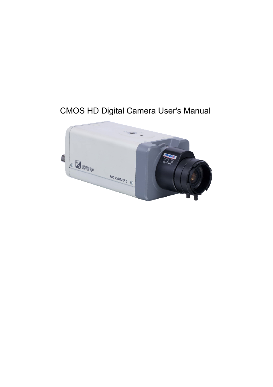 IC Realtime HD-SDI High performance processor camera User Manual | 19 pages