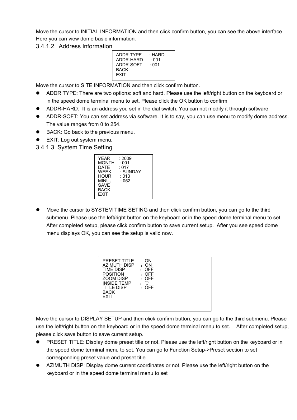 IC Realtime 1080P (Full HD over coax) HD-SDI / HDcctv 20x Optical PTZ User Manual | Page 16 / 37