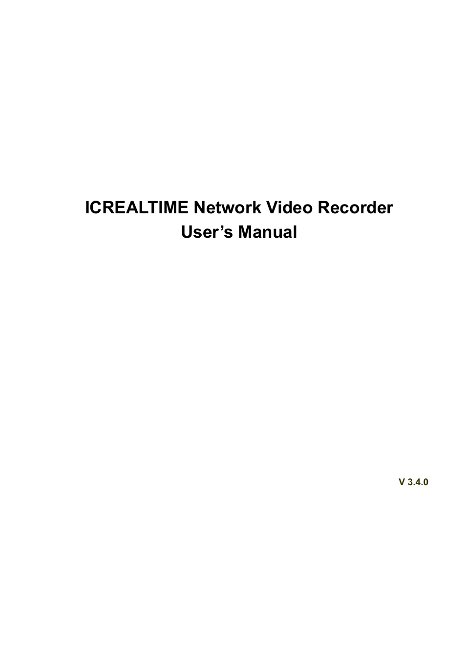 IC Realtime 8/16/32 Channel 1.5U 8/16 PoE Network Video Recorder User Manual | 151 pages
