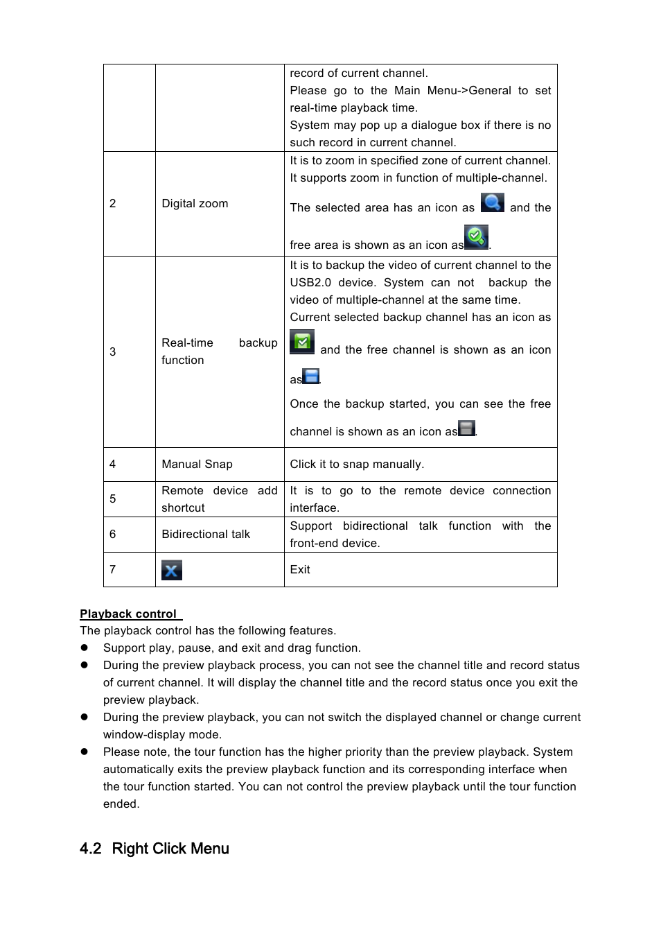 2 right click menu | IC Realtime 8/16/32 Channel 1.5U 8/16 PoE Network Video Recorder User Manual | Page 23 / 151