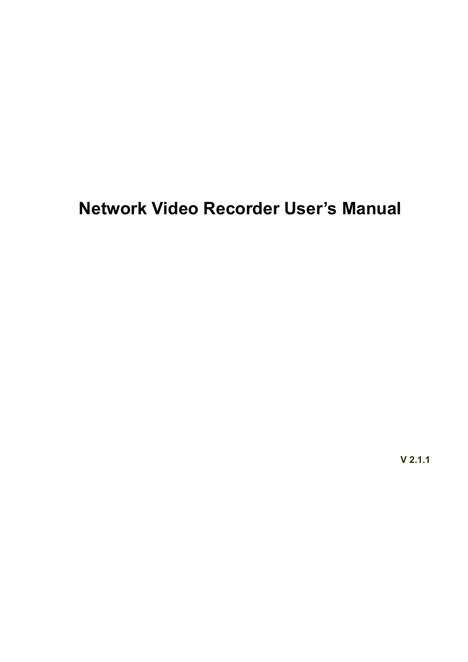 IC Realtime 4/8/16/32 Channel 2U Network Video Recorder User Manual | 161 pages