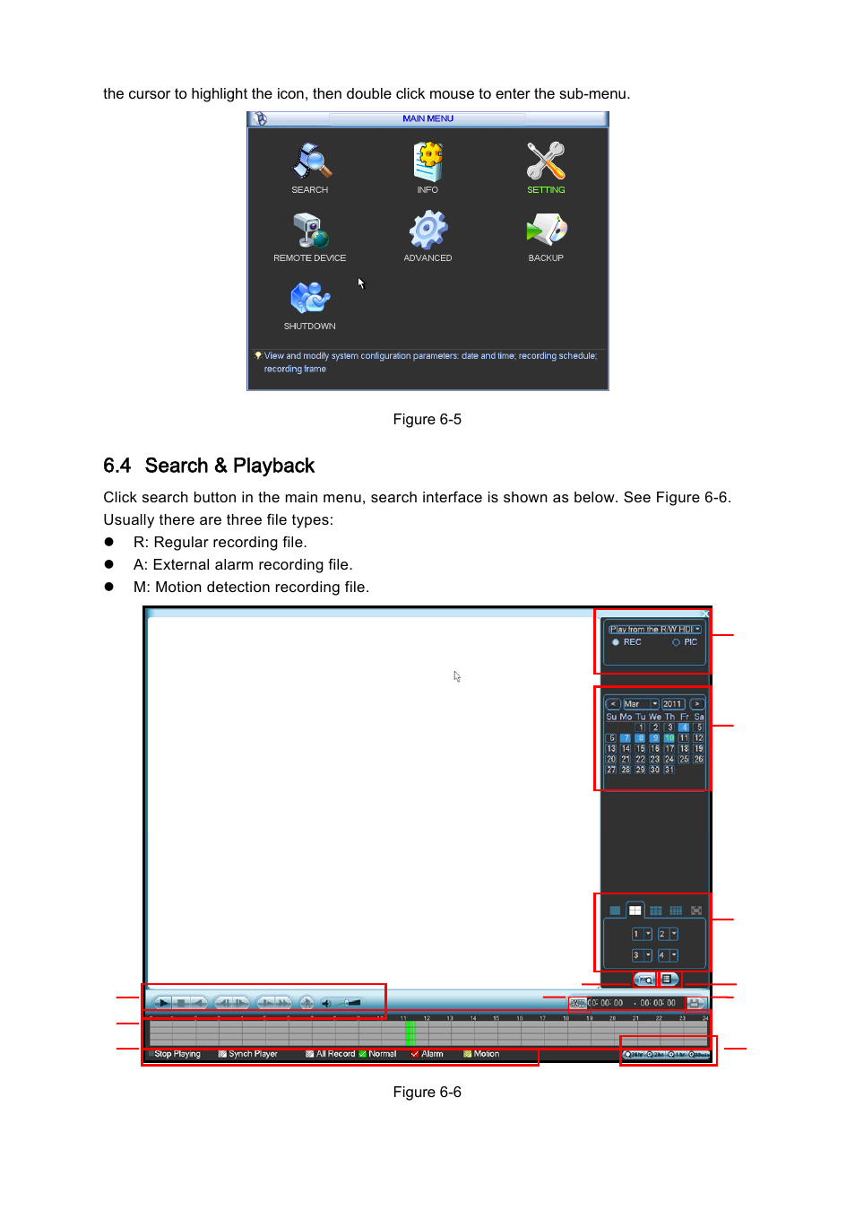 4 search & playback | IC Realtime 4/8/16/32 Channel 2U Network Video Recorder User Manual | Page 37 / 161