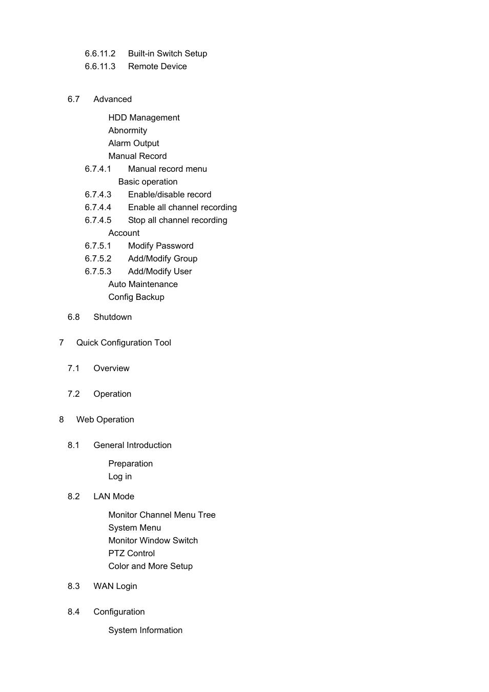 IC Realtime 4/8/16/32 Channel 2U Network Video Recorder User Manual | Page 4 / 161