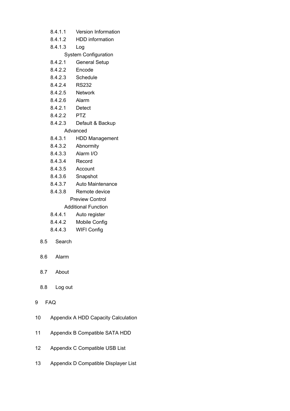 IC Realtime 4/8/16/32 Channel 2U Network Video Recorder User Manual | Page 5 / 161