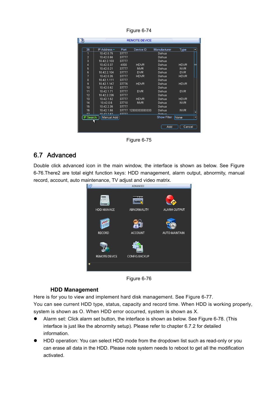 7 advanced | IC Realtime 4/8/16/32 Channel 2U Network Video Recorder User Manual | Page 80 / 161