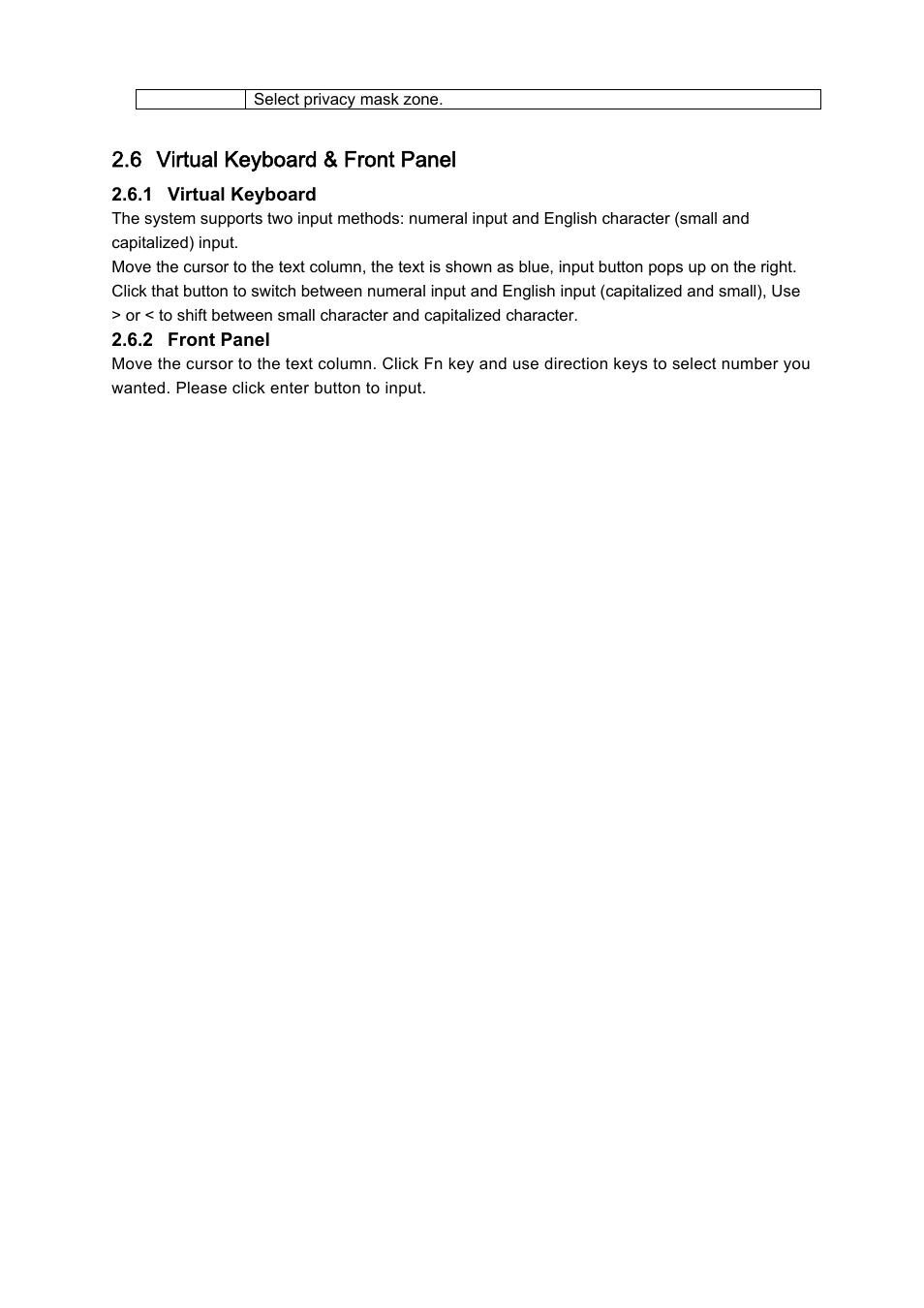 6 virtual keyboard & front panel | IC Realtime 4 Channel Forensic Network Video Recorder User Manual | Page 21 / 169