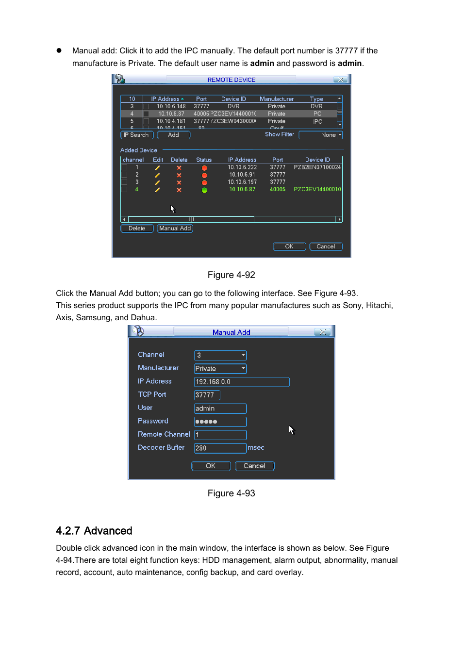 7 advanced | IC Realtime 4 Channel Forensic Network Video Recorder User Manual | Page 84 / 169