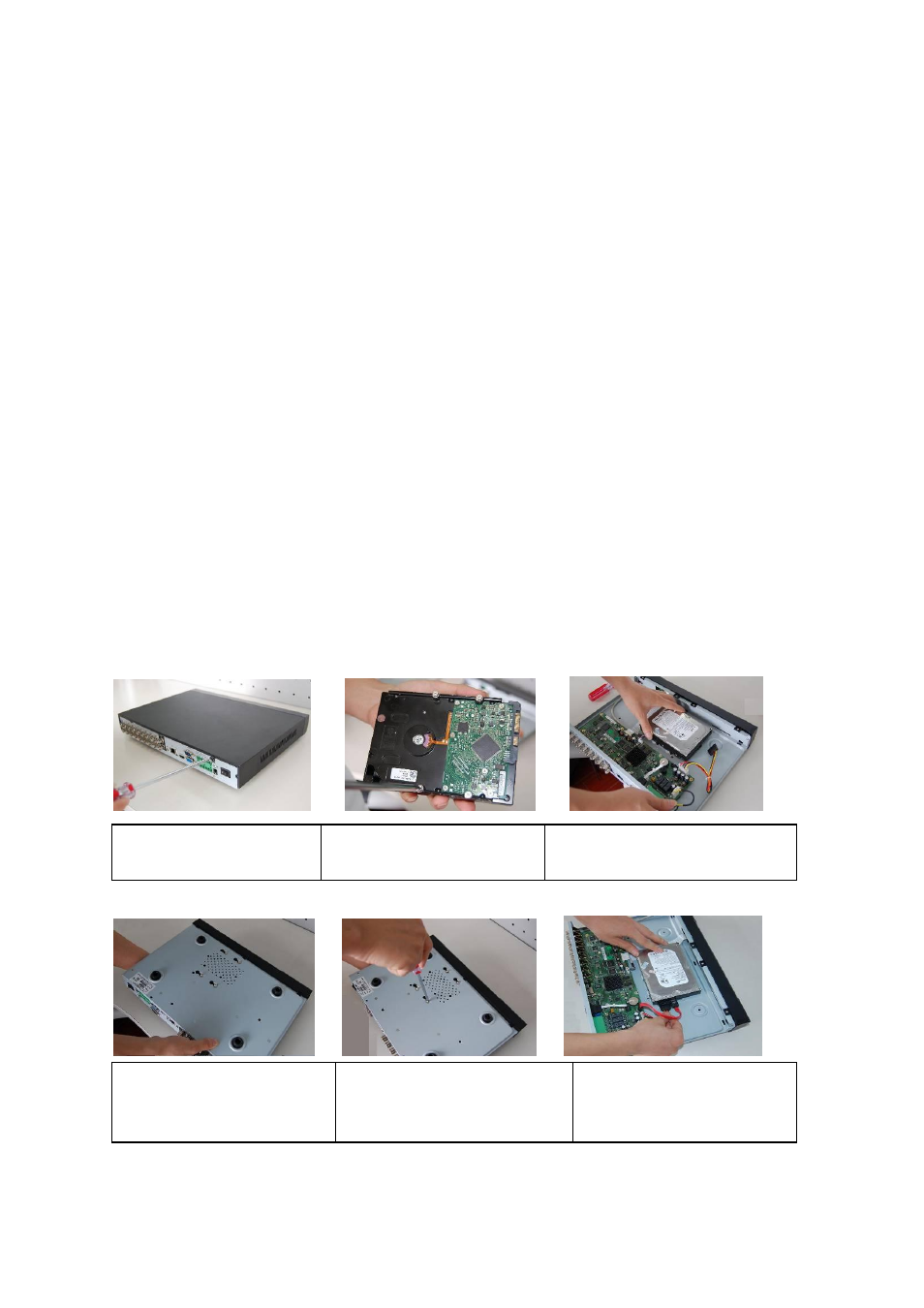 Installation and connections, Check unpacked nvs, About front panel and real panel | Hdd installation, 3 installation and connections, 1 check unpacked nvs, 2 about front panel and real panel, 3 hdd installation | IC Realtime 1/2/4 Channel H.264 Network Video Server User Manual | Page 21 / 100