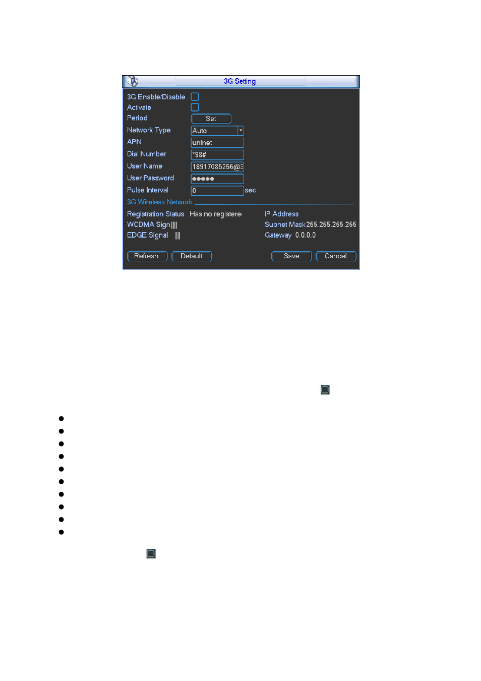 Default, 5 default | IC Realtime 1/2/4 Channel H.264 Network Video Server User Manual | Page 35 / 100