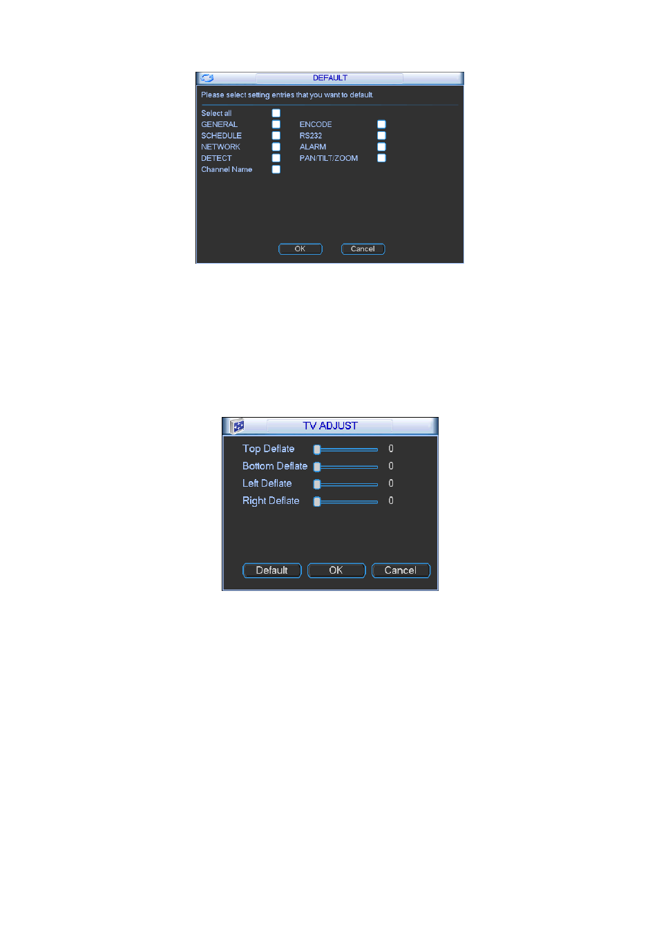 Tv adjust, 6 tv adjust | IC Realtime 1/2/4 Channel H.264 Network Video Server User Manual | Page 36 / 100