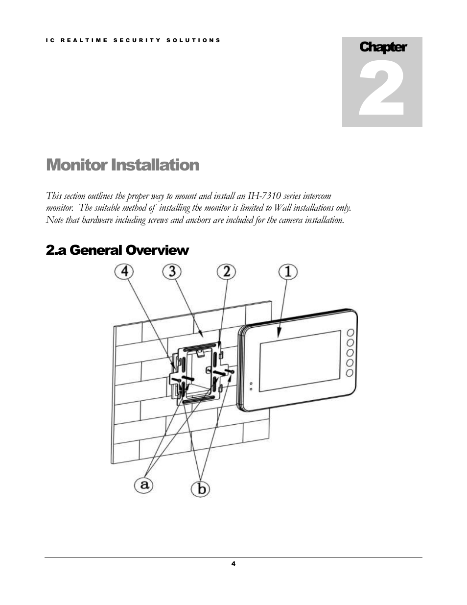 IC Realtime 7- inch Color Indoor Monitor (IHD7310) User Manual | Page 7 / 15