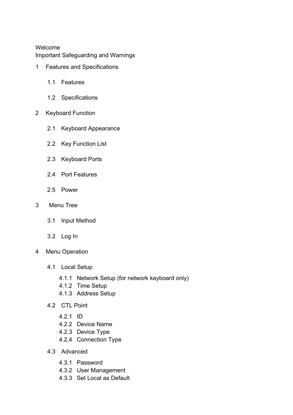 IC Realtime Professional 3-D DVR/PTZ Keyboard with Network Capability User Manual | Page 2 / 34