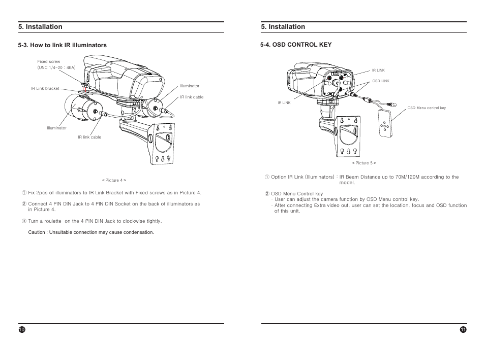 Installation | IC Realtime 520TVL Super Night Vision Outdoor AF 30X Zoom Camera (EL8000IR) User Manual | Page 6 / 10