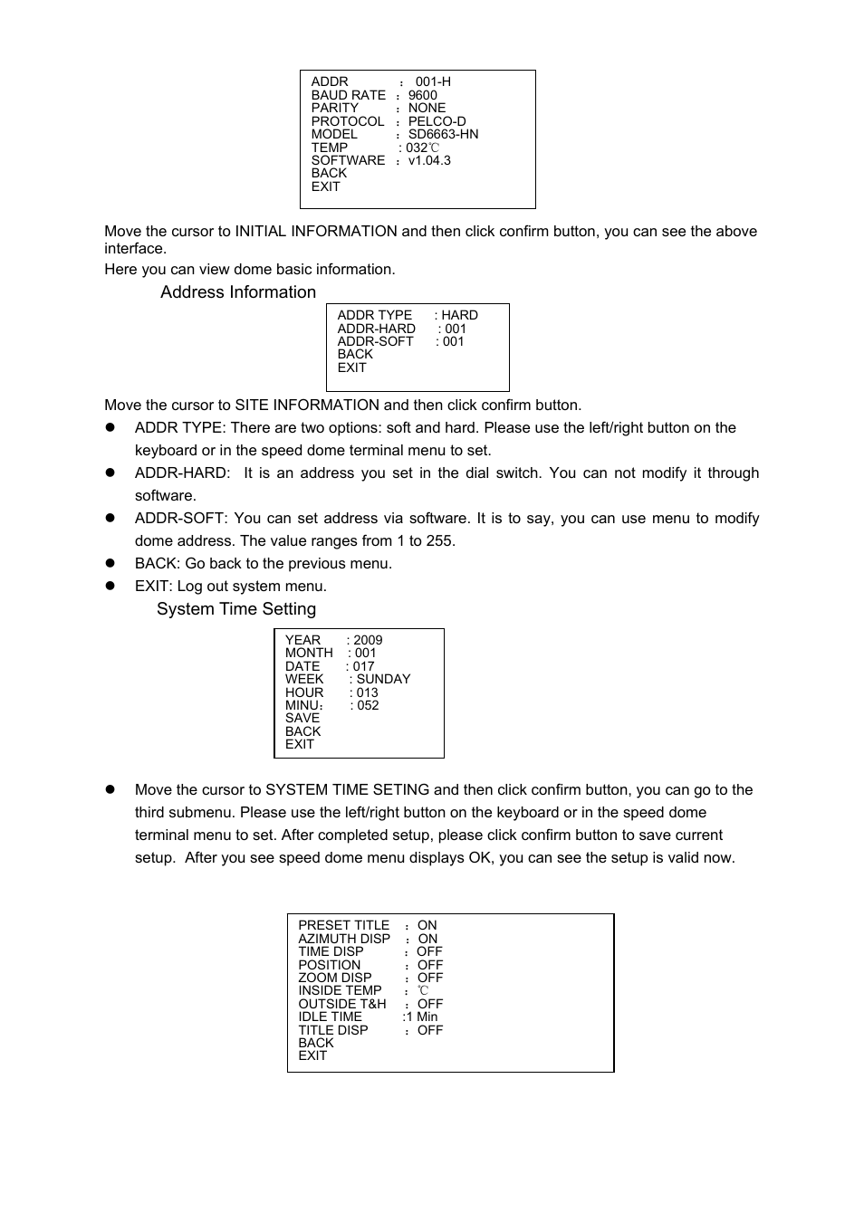 IC Realtime PTZ-2801WDR: High Speed PTZ Dome Camera with 28X Zoom User Manual | Page 22 / 41