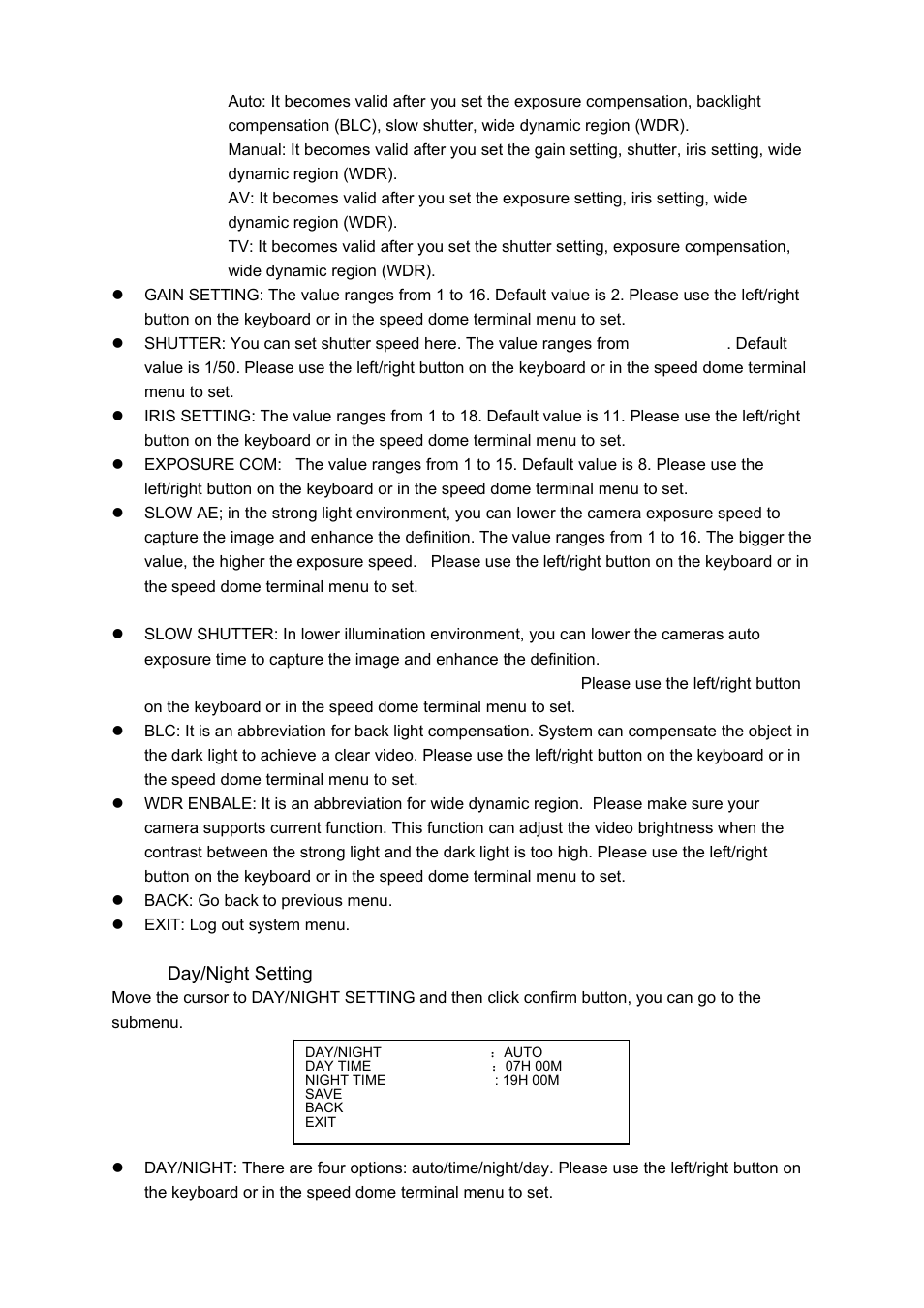 IC Realtime PTZ-2801WDR: High Speed PTZ Dome Camera with 28X Zoom User Manual | Page 25 / 41