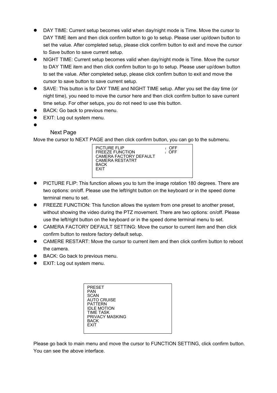IC Realtime PTZ-2801WDR: High Speed PTZ Dome Camera with 28X Zoom User Manual | Page 26 / 41