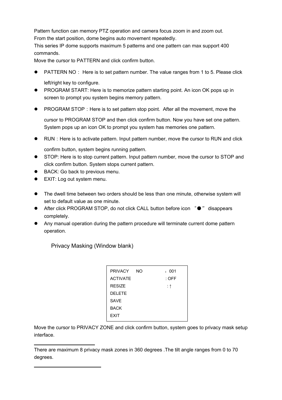 IC Realtime PTZ-2801WDR: High Speed PTZ Dome Camera with 28X Zoom User Manual | Page 30 / 41