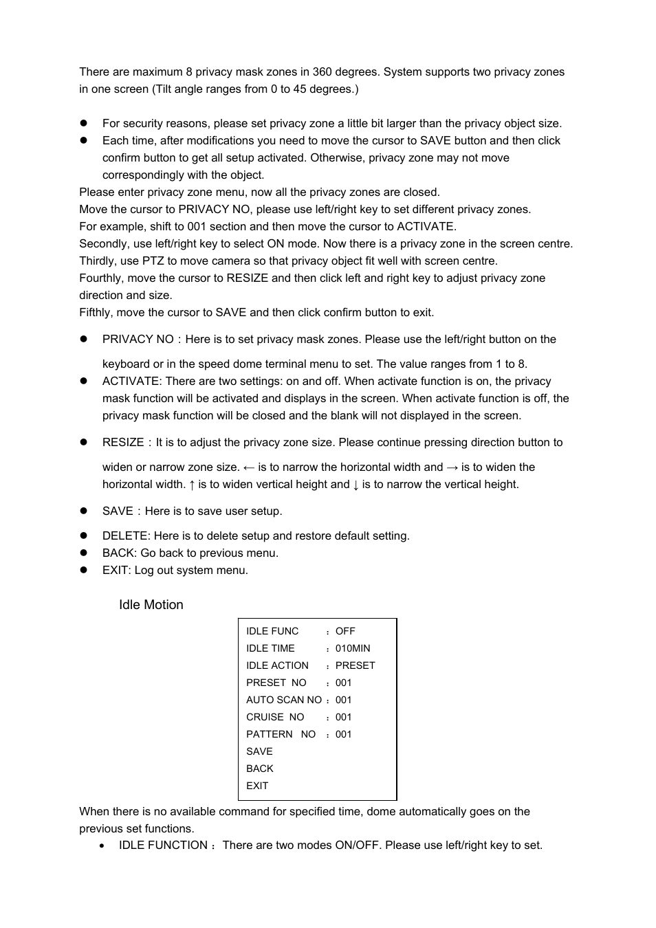 IC Realtime PTZ-2801WDR: High Speed PTZ Dome Camera with 28X Zoom User Manual | Page 31 / 41