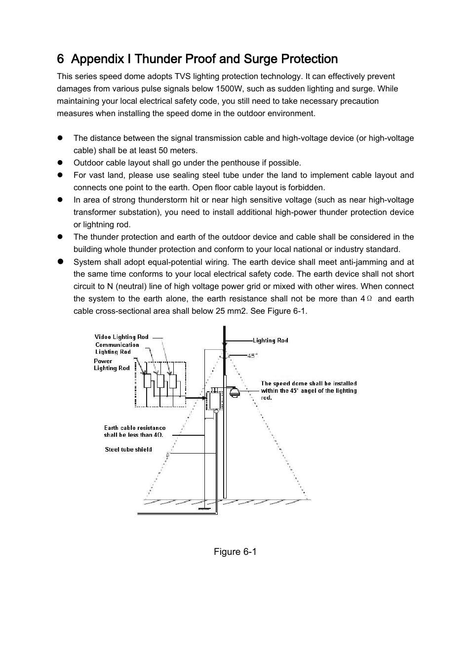 6 appendix Ⅰ thunder proof and surge protection | IC Realtime PTZ-2801WDR: High Speed PTZ Dome Camera with 28X Zoom User Manual | Page 36 / 41