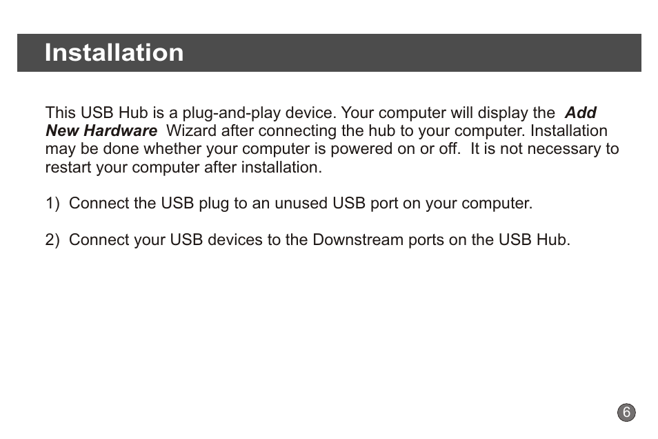 Installation | CyberPower Systems CyberPower CP CP-H411 User Manual | Page 8 / 12