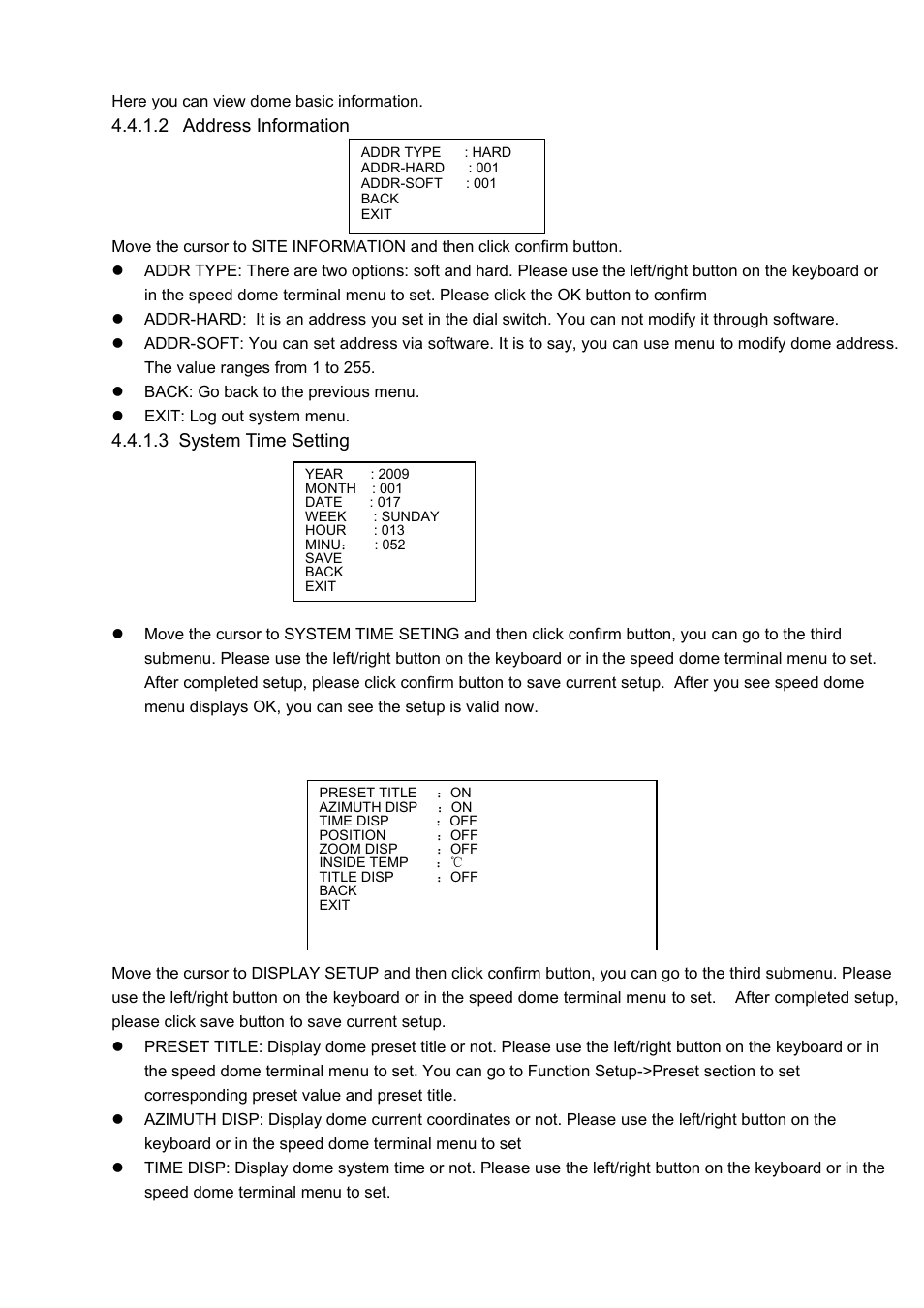 IC Realtime PTZ-2801WDR: High Speed PTZ Dome Camera with 28X Zoom User Manual | Page 21 / 40