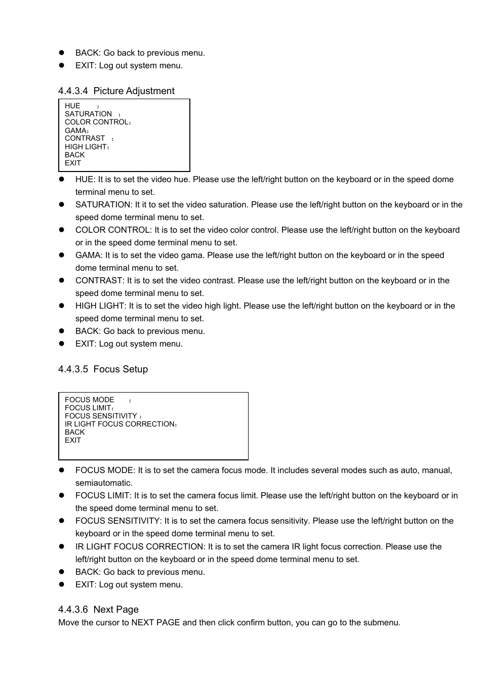 IC Realtime PTZ-2801WDR: High Speed PTZ Dome Camera with 28X Zoom User Manual | Page 25 / 40