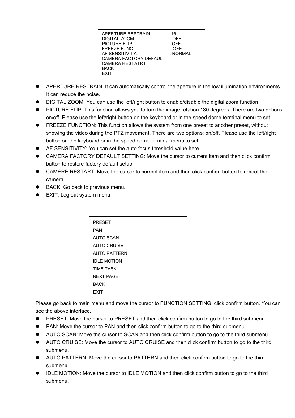 IC Realtime PTZ-2801WDR: High Speed PTZ Dome Camera with 28X Zoom User Manual | Page 26 / 40