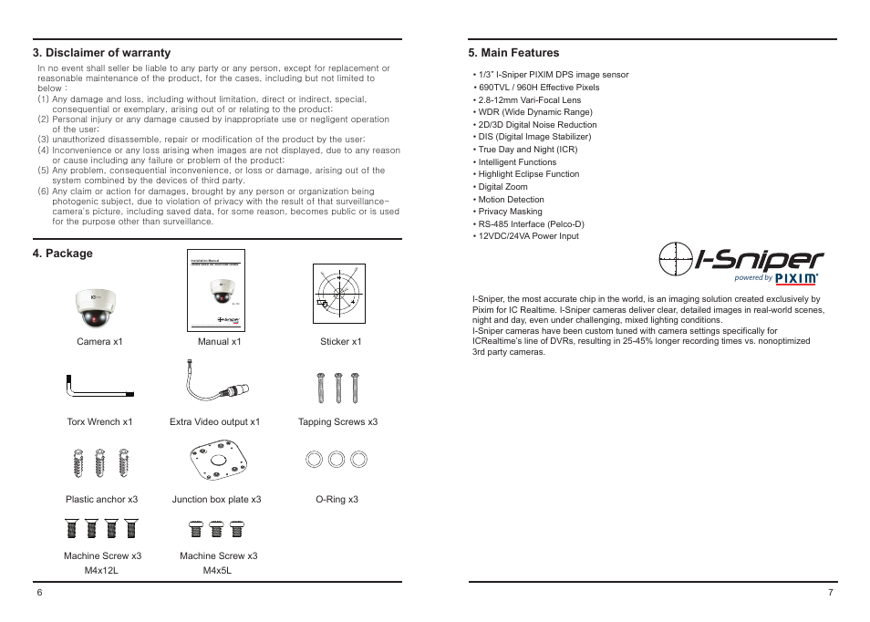 Vda100d88-4 | IC Realtime 690HTVL I-Sniper 690HTVL Vandal Day/Night Dome Camera (EL750) User Manual | Page 4 / 10