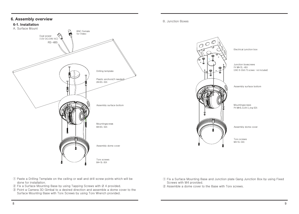 Vda100d88-5, Assembly overview | IC Realtime 690HTVL I-Sniper 690HTVL Vandal Day/Night Dome Camera (EL750) User Manual | Page 5 / 10