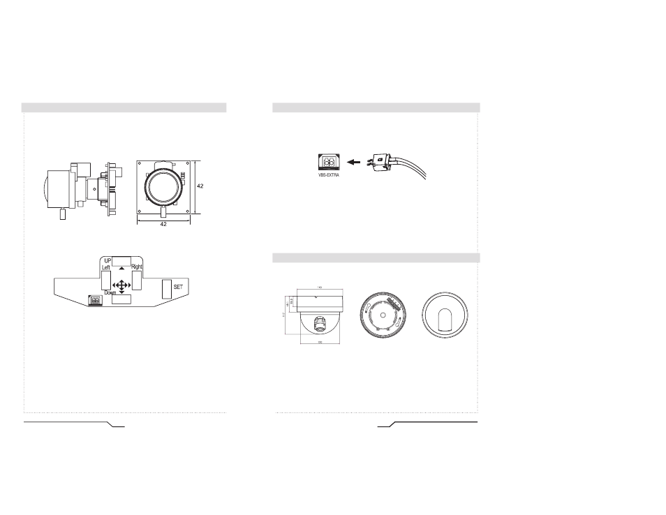 Names and functions of parts dimensions | IC Realtime High Resolution Day/Night Color Dome Camera (ICR540IN) User Manual | Page 7 / 18