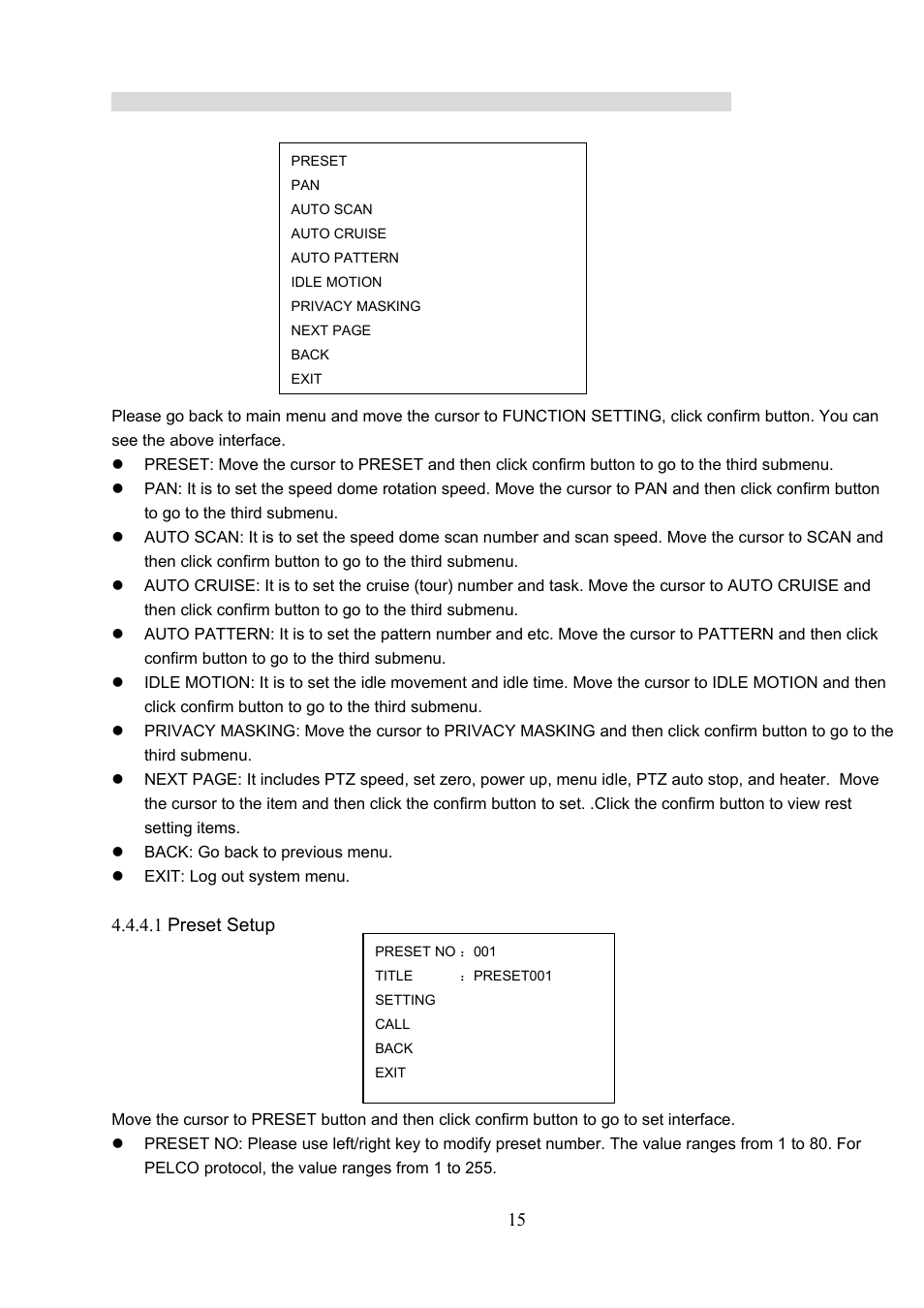 IC Realtime 540TVL 23x High Speed PTZ Camera with 250' IR User Manual | Page 22 / 34