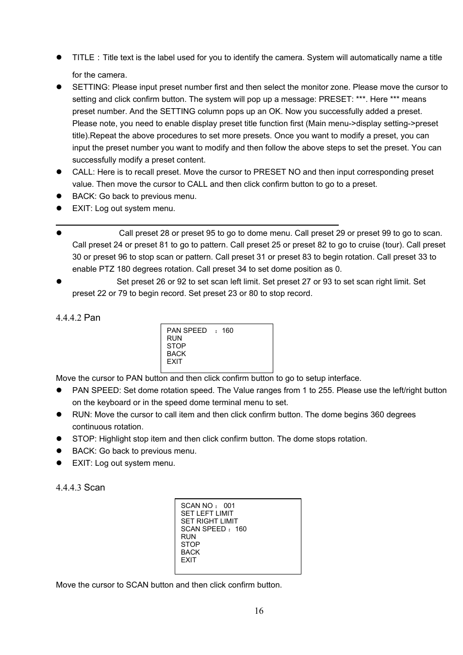 IC Realtime 540TVL 23x High Speed PTZ Camera with 250' IR User Manual | Page 23 / 34