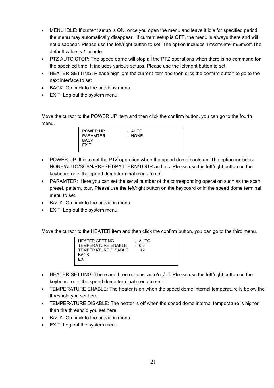 IC Realtime 540TVL 23x High Speed PTZ Camera with 250' IR User Manual | Page 28 / 34