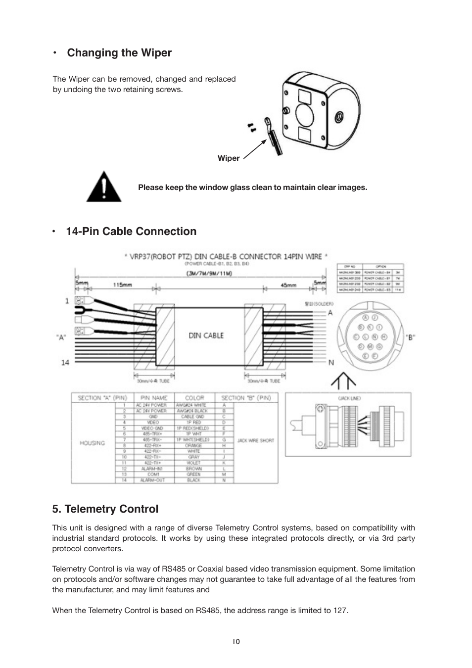 IC Realtime The Sentinal WDR 36x Optical Zoom, 32x Digital Zoom IR PTZ Camera User Manual | Page 10 / 47