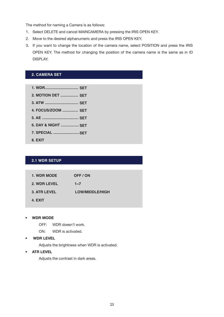 IC Realtime The Sentinal WDR 36x Optical Zoom, 32x Digital Zoom IR PTZ Camera User Manual | Page 23 / 47