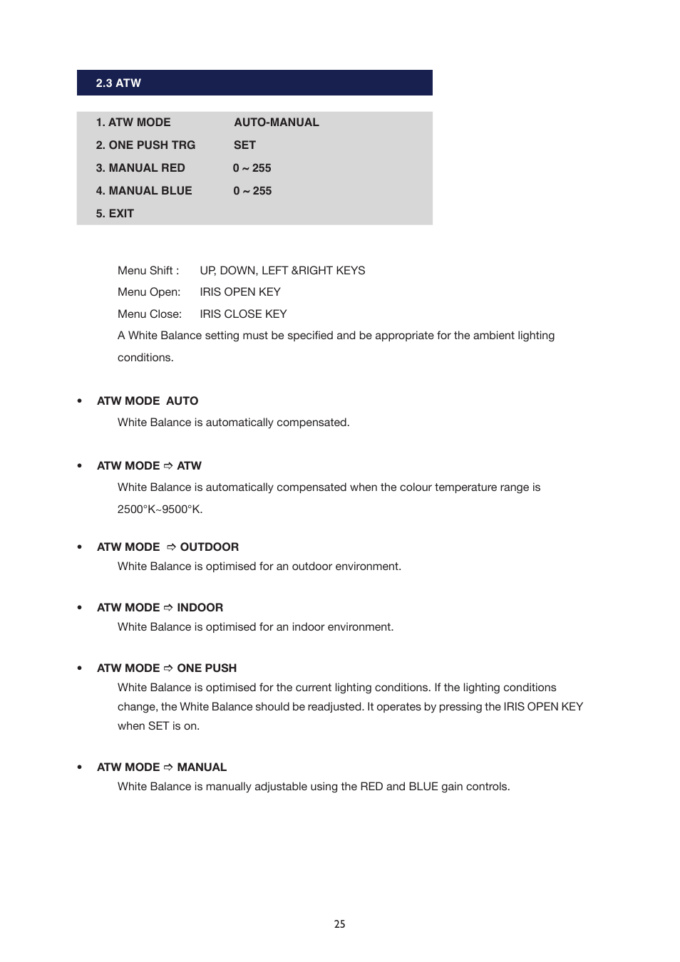 IC Realtime The Sentinal WDR 36x Optical Zoom, 32x Digital Zoom IR PTZ Camera User Manual | Page 25 / 47